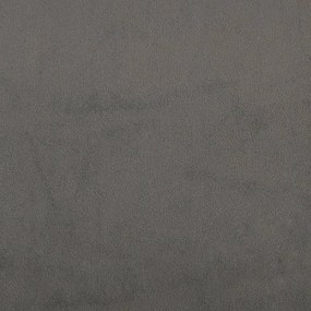 sötétszürke bársony fejtámla szárnyakkal 83 x 23 x 118/128 cm