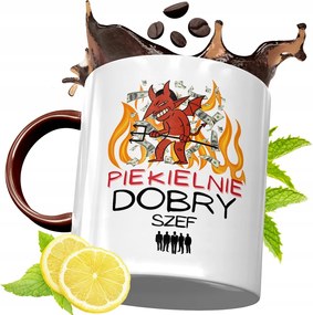 Bordó Bögre Főnöknek Születésnapi Ajándék fényképes nyomtatással