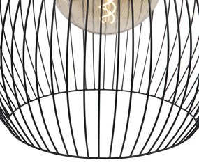 Design kerek függőlámpa fekete 50 cm - Dos