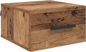 vidaXL Éjjeliszekrény Falra szerelhető Régi fa 35 x 35 x 20 cm Faanyag