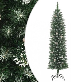 vékony PVC műkarácsonyfa állvánnyal 120 cm