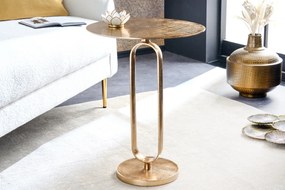 MATISSE elegáns fém lerakóasztal - 60cm -arany