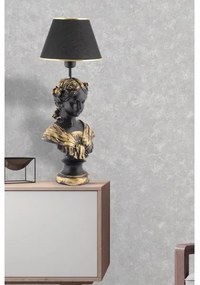 Asztali lámpa OPELYA 1xE27/40W/230V fekete/arany