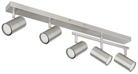 Globo 57911-5 - spotlámpa ROBBY 5xGU10/35W/230V matt króm