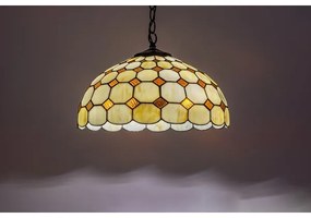 Brilagi - Tiffany vitrázs csillár láncon DORAN 2xE27/60W/230V
