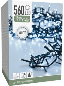 Twinkle LED karácsonyi kültéri lánc hideg fehér, 560x LED, 11 m, 11 m