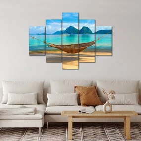 Kép egy függőágyról a tengerparton 3 (150x105 cm)