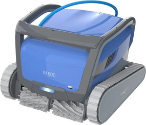 Medencetisztító robot, Dolphin M600 (2026), teljes medencetisztítás (padló, fal és vízvonal tisztítás), CleverClean és PowerStream navigáció, kábelcsavarodás-gátló, Wi-Fi és applikáció vezérlés, Caddy tartozékkal