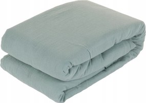 Ágyneműhuzat Garnitúra Muszlin Zöld Paplanhuzat Párnahuzat 220x245