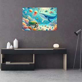 Kép - A világ a víz alatt (90x60 cm)