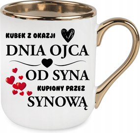 Bögre Elegáns Arany Apák Napja Ajándék Születésnap Ünnep Csomagolás