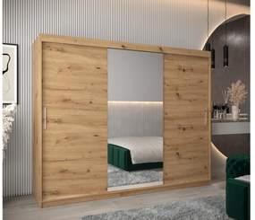 Ruhásszekrény 250 cm Toki 1 (artisan tölgy + artisan tölgy). 1064953
