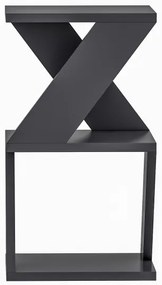 Kisasztal ALBENI 50x30 cm antracit