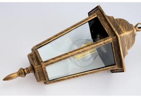 Kültéri csillár láncon 1xE27/60W/230V arany IP44