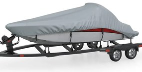 vidaXL Hajó Borító Szürke Hosszúság 610-671 cm Szélesség 254 cm