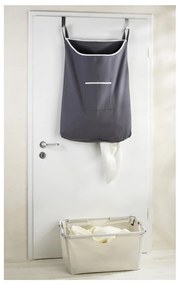 Laundry szürke felakasztható szennyestartó kosár, 65 l - Wenko