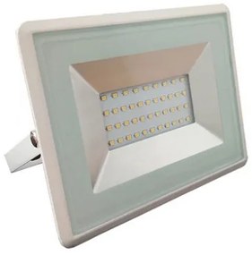 LED reflektor , 30 Watt , Ultra Slim , természetes fehér , E-series , fehér