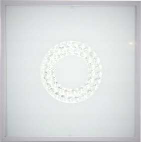 Plafon lámpa Candellux Lux ezüst