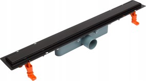 Lineáris Lefolyó Fekete 80CM 2 Oldalas Grillráccsal
