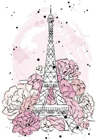 Illusztráció Peony paris, Martina Pavlova