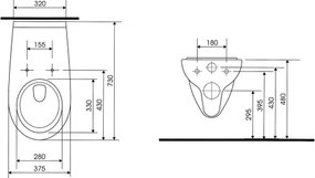 Függesztett WC + ETIUDA WC-ülőke + SIGMA nyomólap + beépíthető modul + alátét