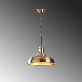 Aranyszínű függőlámpa fém búrával ø 32 cm Berceste – Opviq lights