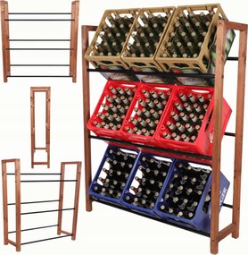 Italtartó állvány Sörszállító állvány Fém Öko Rudak