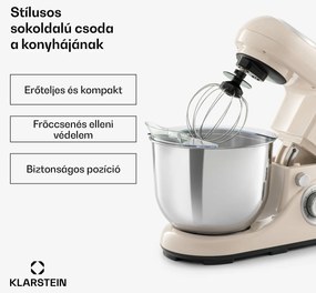 Klarstein Bella Pico 2G, konyhai robotgép, 1300 W, 1,7 PS, 6 fokozat, 5 L