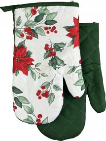 Konyhai kesztyű mágnessel Karácsonyi Betlehemi csillag Zöld 2 db