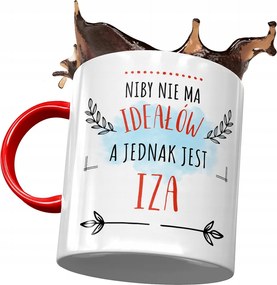 Piros Bögre Izabella Feleség Ajándék Nyomtatott Fotóval