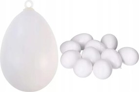 Tojás medálok fehér húsvéti tojások díszítéshez Diy x10 műanyag