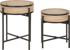 Kerek tárolóasztal szett 2 db-os ø 40 cm Fuji – Mauro Ferretti