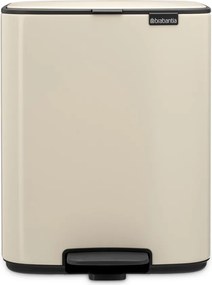 Bézs acél pedálos szemetes 12 l Bo – Brabantia