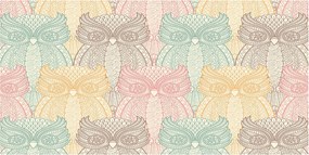 Fotó-kép fotó edzett üveg Baglyok 140x70