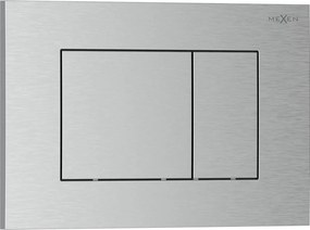 Mexen Tex 02 öblítési gomb, csiszolt nikkel - 6102-10