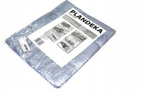 Ponyva Erős 2x3m (ezüst) súly 110g/m2 PLAND2X3-MS