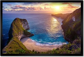 Poszterek keretben 60x40 Naplemente a tengerparton