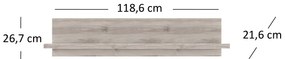 Polc 120 cm Jolene (nairobi gesztenye). 1052968