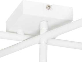 Modern mennyezeti lámpa fehér 5-lámpás állítható négyzet alakú - Jeana