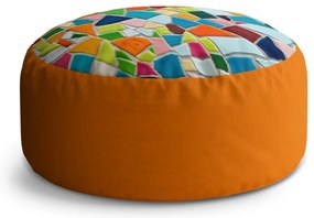 Circle zsámoly színes mozaik, színes