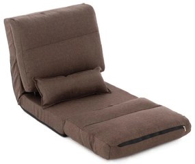 DIVERO TV fotel Relax Lounger Barna