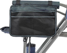 Leziter Comfort karfás horgász szék pohártartóval kék