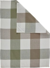 MOUNTAIN LODGE pamut konyharuha 50x67 , zöld kockás