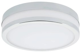 Eglo 94998 LED Palermo fürdőszobai fali/mennyezeti lámpa, króm, 950 lm, 3000K melegfehér, beépített LED, 11W, IP44