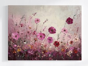 Poszter Természet Mező Kert Lila Virágok 100x75