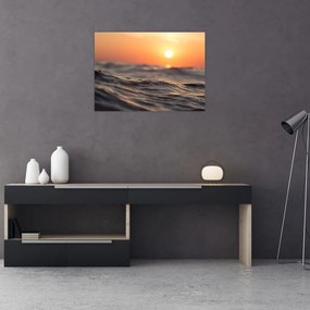 A vízfelszín képe  (üvegen) (70x50 cm)