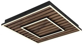 Globo 67345D1 - WOODY LED mennyezeti lámpa 36W, 230V, 3000K, 45x45 cm