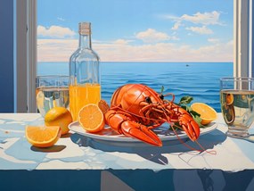 Poszter 100x75cm Homárok Nem Párosítható