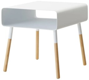 Plain fehér tárolóasztal, magasság 35 cm - YAMAZAKI