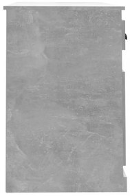 betonszürke szerelt fa íróasztal fiókkal 115x50x75 cm
